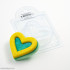 Сердце сквозное форма пластиковая - Для мыла и шоколада