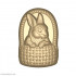 Кролик в корзине Форма пластиковая - Для мыла и шоколада