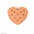 Печенье сердце форма пластиковая - 