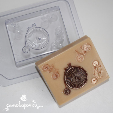 Ретро велосипед форма пластиковая