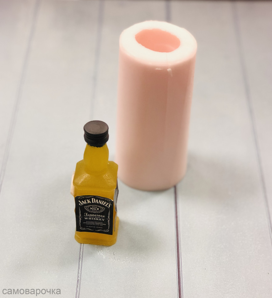 Бутылка Виски Jack Daniels Силиконовая форма 3D для мыла - Молд для мыла