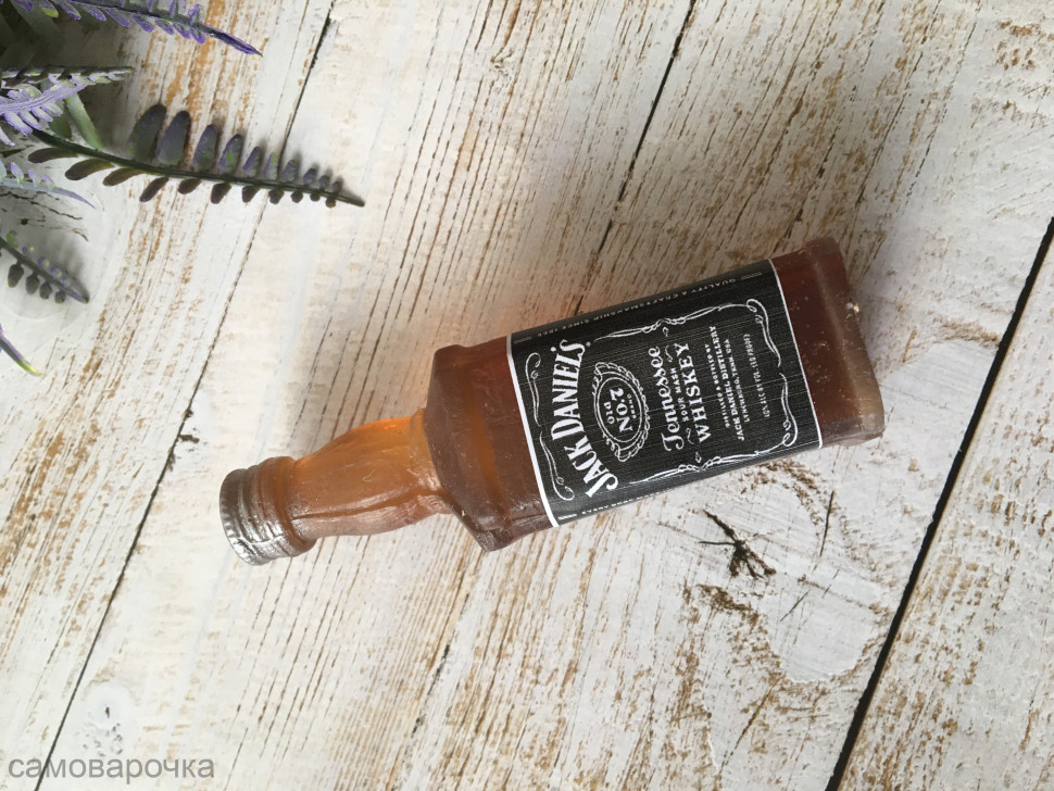 Бутылка Виски Jack Daniels Силиконовая форма 3D для мыла - Молд для мыла