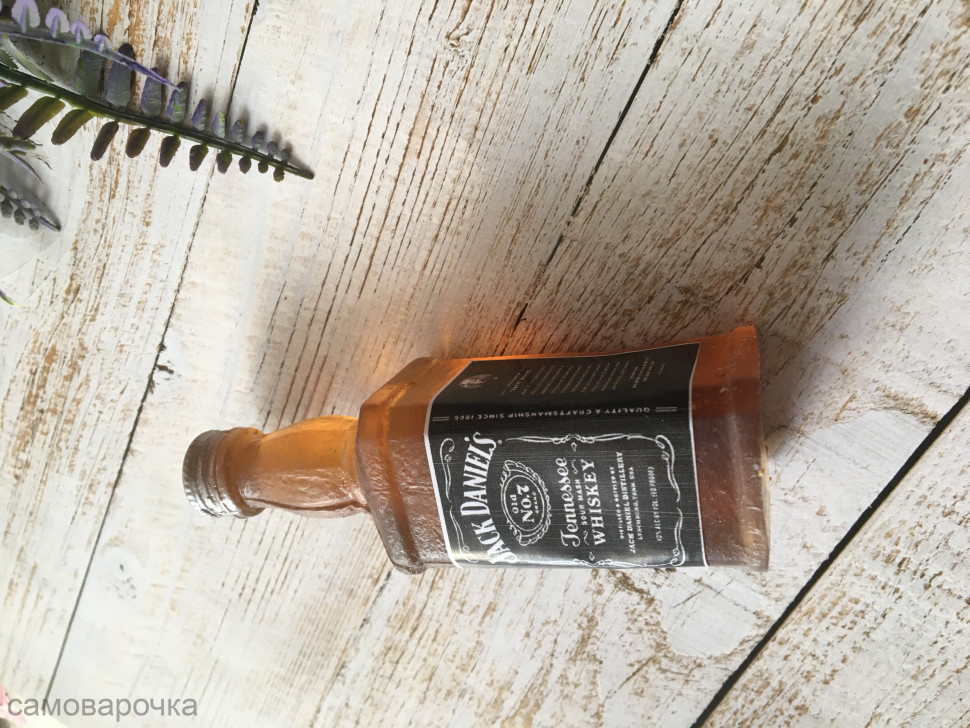 Бутылка Виски Jack Daniels Силиконовая форма 3D для мыла - Молд для мыла