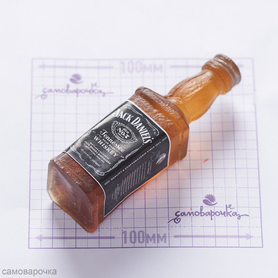 Бутылка Виски Jack Daniels Силиконовая форма 3D для мыла - Молд для мыла