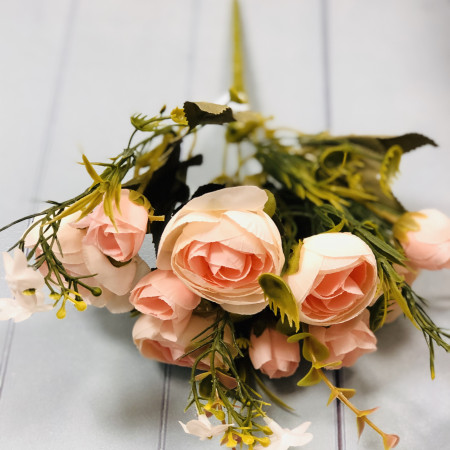 Ранункулюс микс розовый искусственный