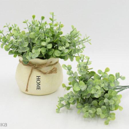 Срез самшит с напылением " Лина" зелень искусственная