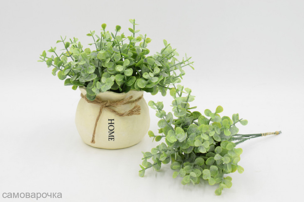 Срез самшит с напылением " Лина" зелень искусственная - 