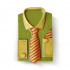 Рубашка с галстуком форма пластиковая - Для мыла и шоколада