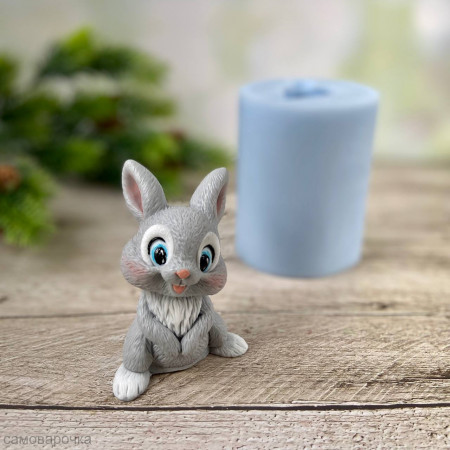 Зайка Шустрик силиконовая форма 3D Зайка Шустрик силиконовая форма 3D