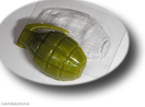 Лимонка форма пластиковая для мыла