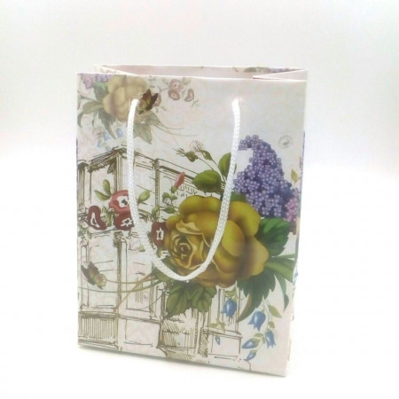 Пакет подарочный, 12 х 5 х 15 см