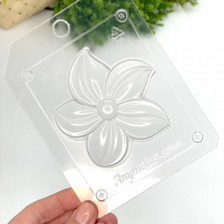 Цветок форма пластиковая для мыла и шоколада