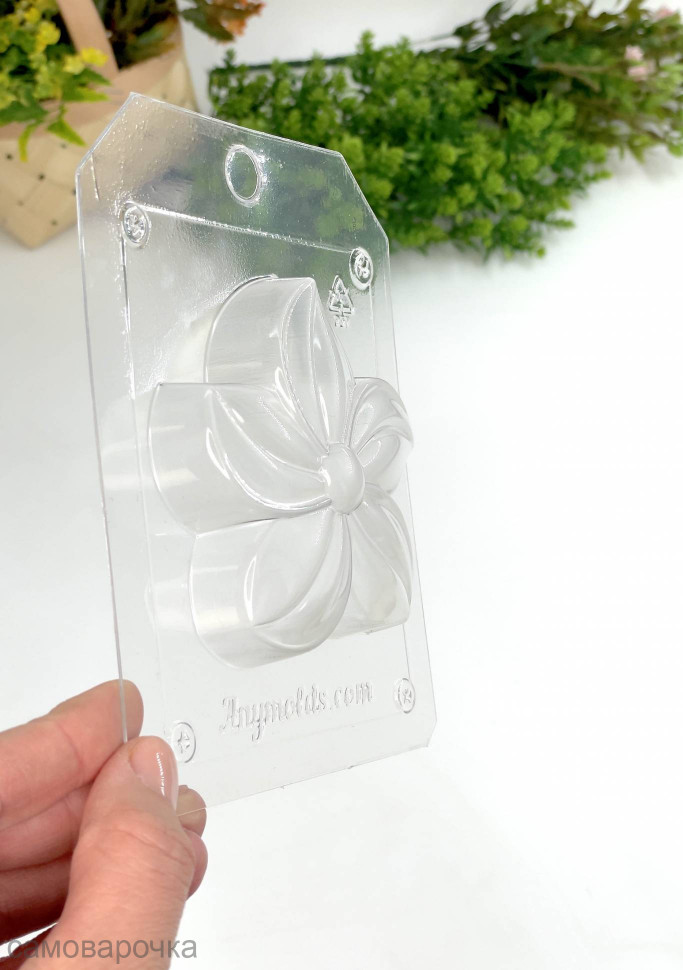 Цветок форма пластиковая для мыла и шоколада - 