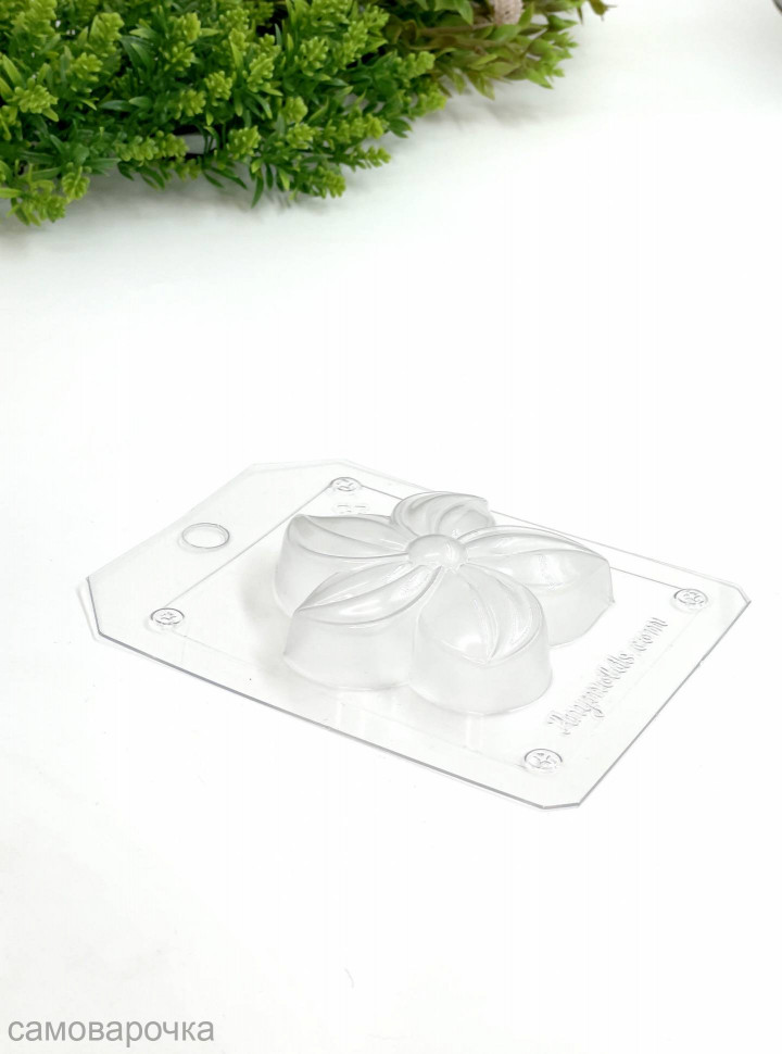 Цветок форма пластиковая для мыла и шоколада - 