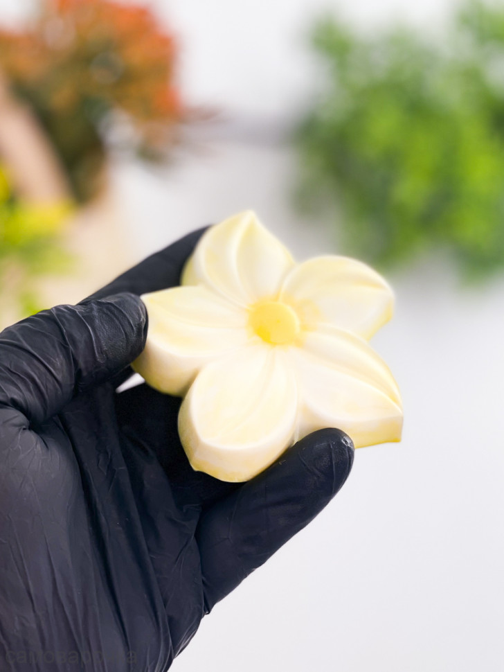 Цветок форма пластиковая для мыла и шоколада - Цветок форма пластиковая для мыла и шоколада -