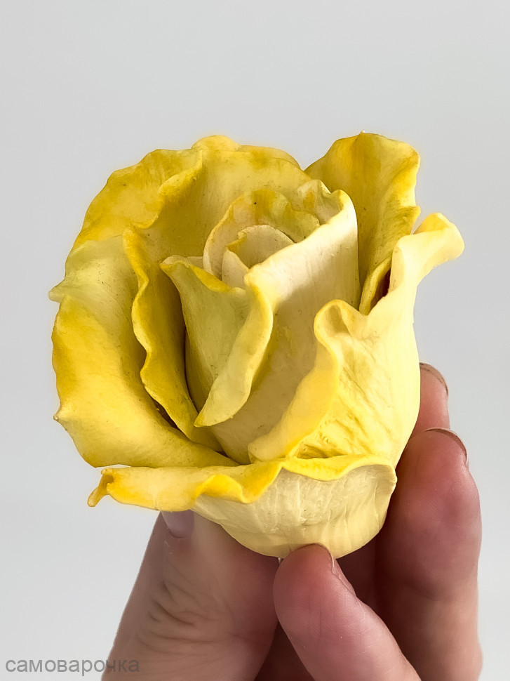 Розочка ажурная Силиконовая форма 3D - 