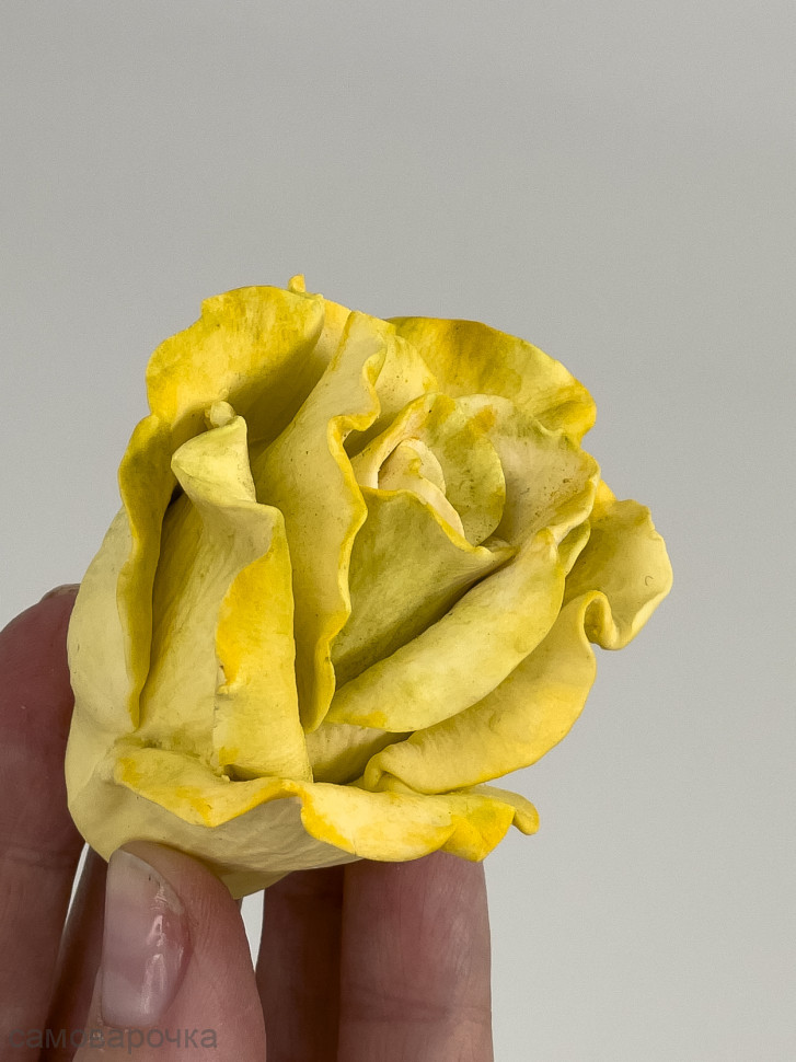 Розочка ажурная Силиконовая форма 3D - 