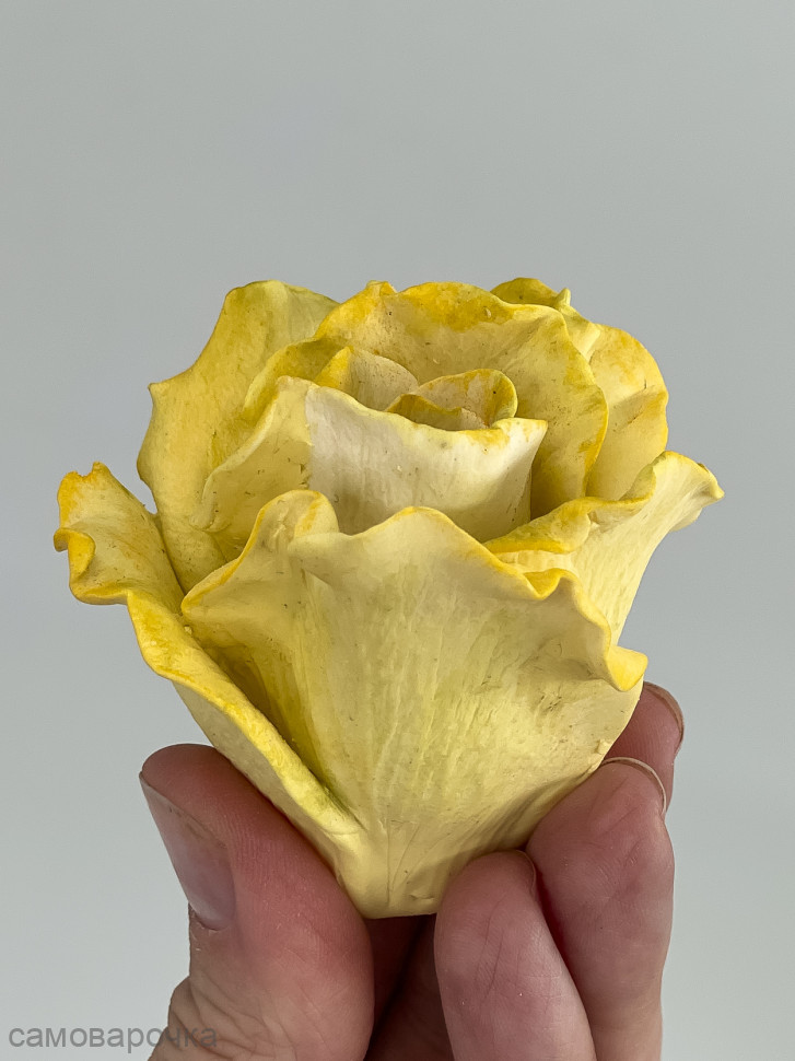 Розочка ажурная Силиконовая форма 3D - 
