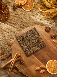 Дубайский шоколад 23 февраля 10см*10см форма пластиковая - Дубайский шоколад 23 февраля 10см*10см форма пластиковая -