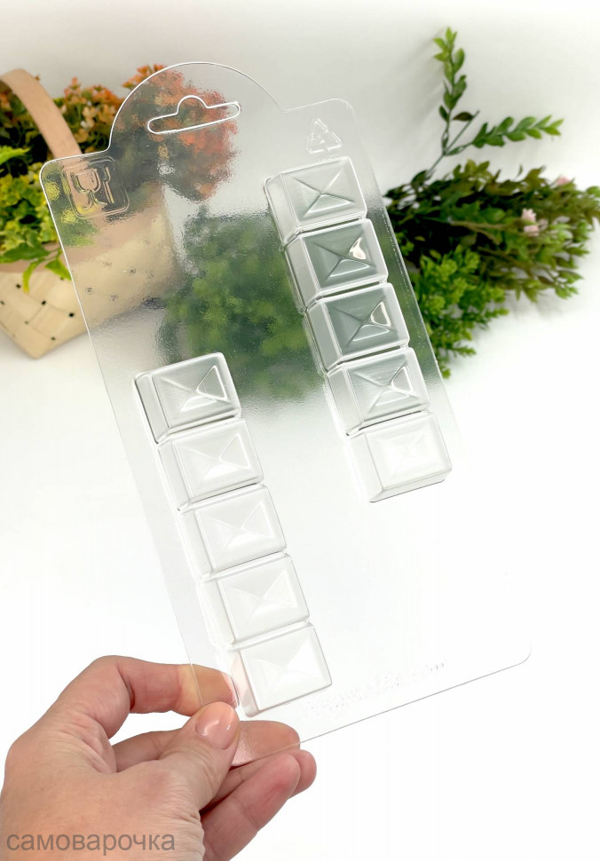 Батончик плиточный форма пластиковая - 