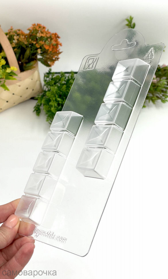 Батончик плиточный форма пластиковая - 