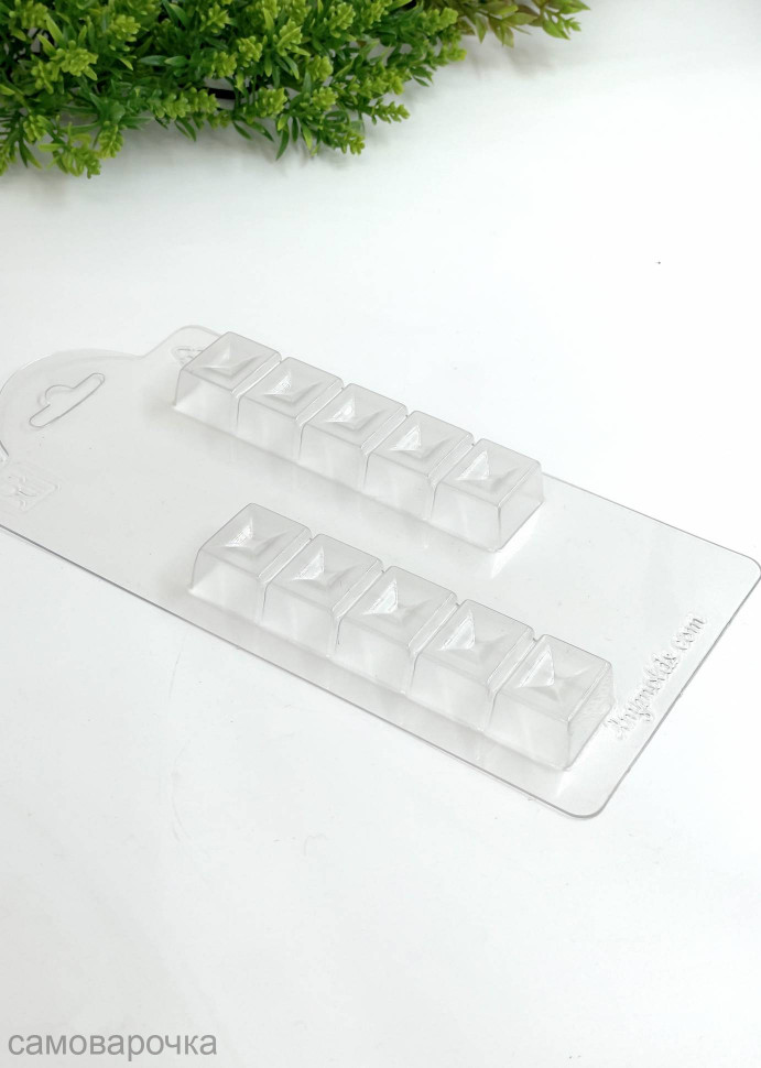 Батончик плиточный форма пластиковая - 
