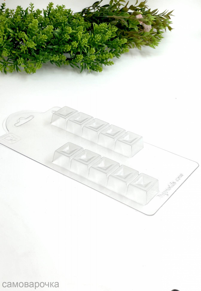 Батончик плиточный форма пластиковая - 
