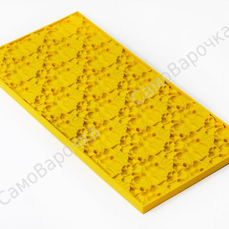 Цветы текстурный лист для формы на 1 кг, 9х17,5 см