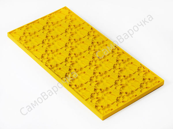 Цветы текстурный лист для формы на 1 кг, 9х17,5 см - 