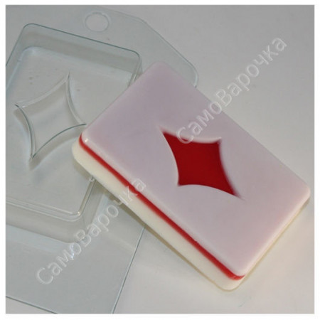 Карта/буби форма пластиковая Карта/буби форма пластиковая