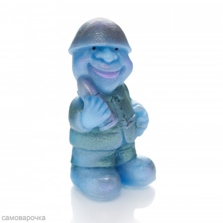 Боец со снарядом Силиконовая форма 3D Боец со снарядом Силиконовая форма 3D