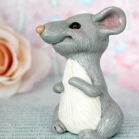 Крыска Анфиска Силиконовая форма 3D