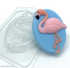 Фламинго на овале форма пластиковая  - Для мыла и шоколада