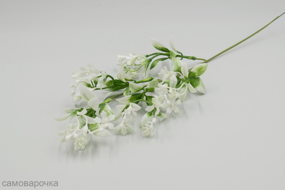 Ветка самшит цветущий зелень искусственная - 