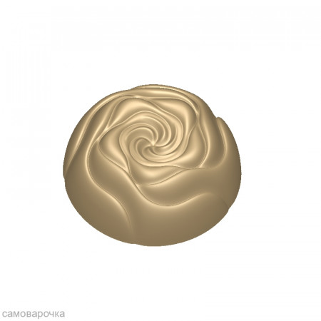 Бомбочка-розочка форма пластиковая