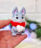 Кролик с сердцем форма силиконовая 3D - Молд для мыла