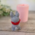 Кролик с сердцем форма силиконовая 3D - Молд для мыла