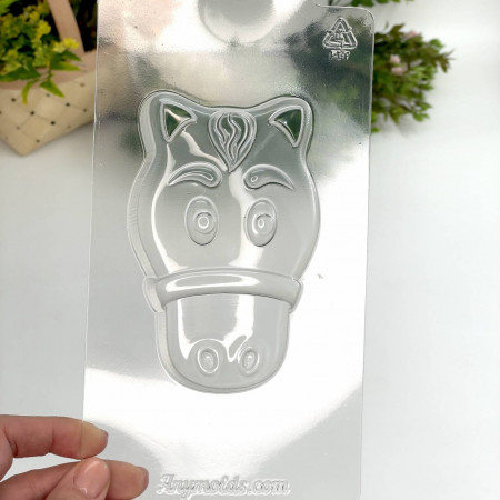 Морда лошади средняя форма пластиковая