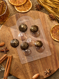 Мини безе форма пластиковая для шоколада и мыла