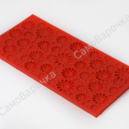 Ромашки текстурный лист для формы на 1 кг, 9х17,5 см