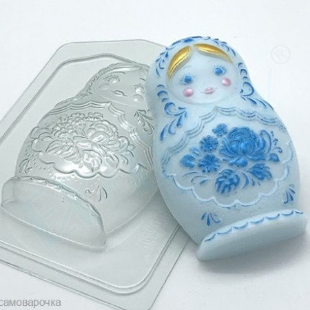 Матрешка форма пластиковая