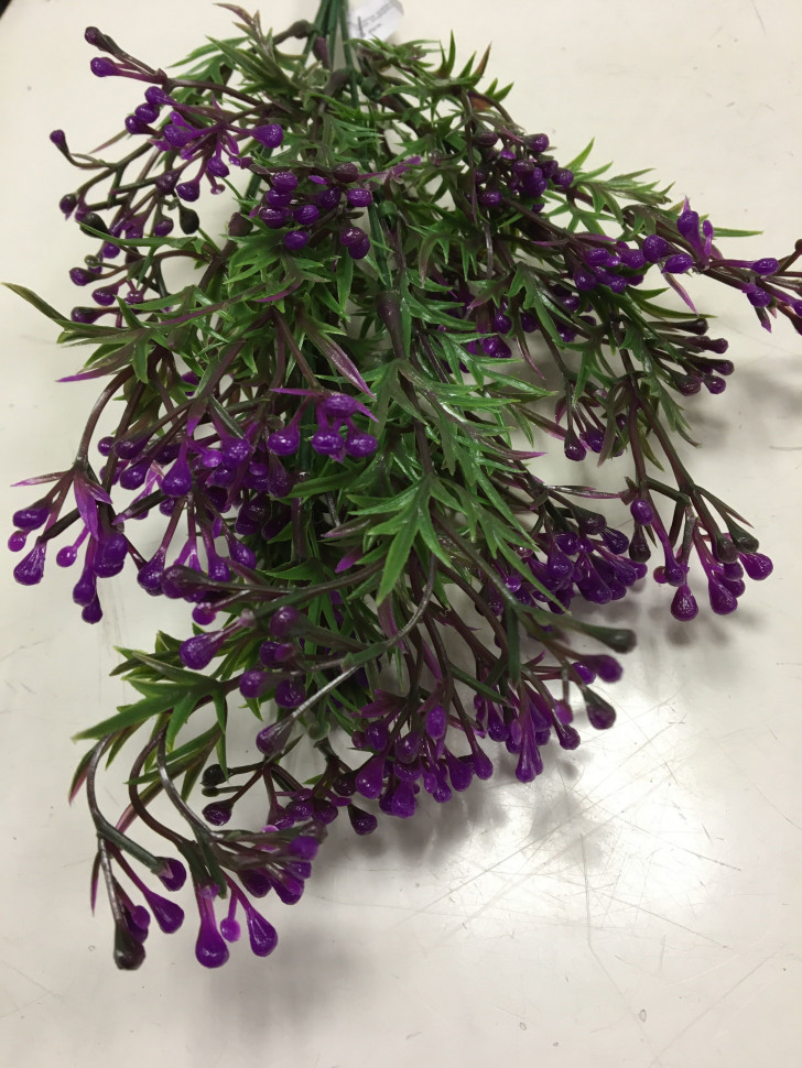 Пастушья сумка цвет фуксия зелень искусственная - Пастушья сумка цвет фуксия зелень искусственная -