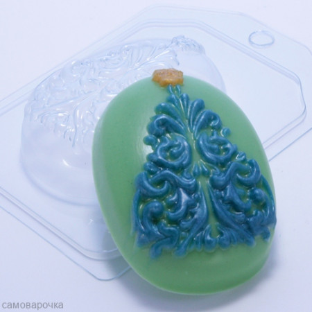 Ель ажурная, форма для мыла пластиковая