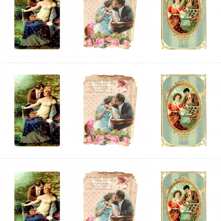 Открытка ретро водорастворимая бумага с картинкой подборка №131 Открытка ретро водорастворимая бумага с картинкой подборка №131