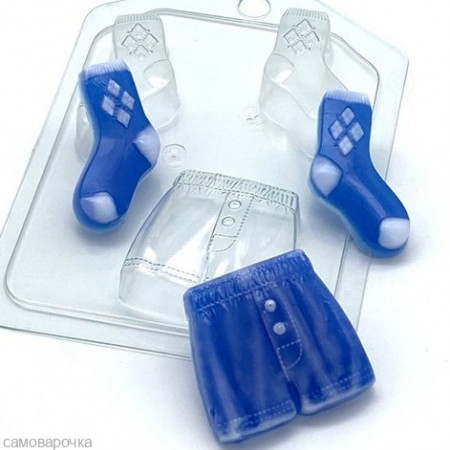 Труселя и носки Мини форма пластиковая