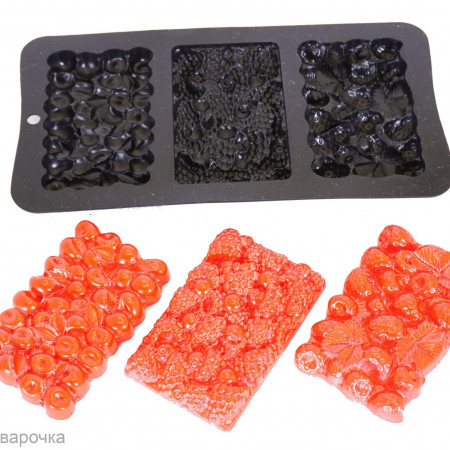 Ягодный микс Силиконовая форма Ягодный микс Силиконовая форма
