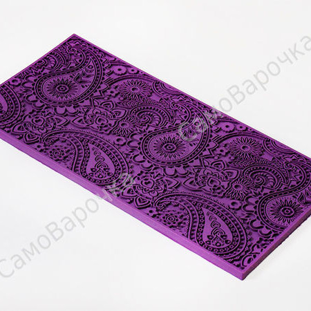 Восточный узор текстурный лист для формы на 1 кг, 9х17,5 см
