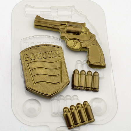 Набор военного  форма пластиковая для мыла