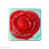 Роза на прямоугольнике, форма для мыла пластиковая - Для мыла и шоколада