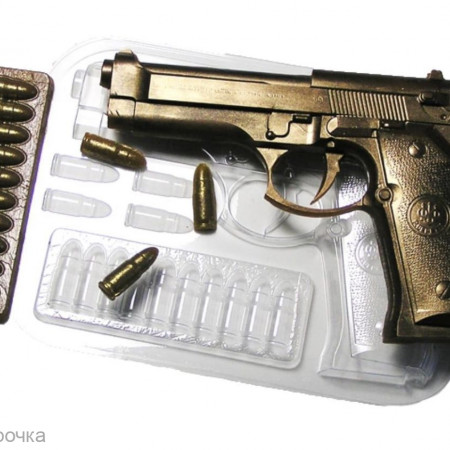 Беретта форма пластиковая для мыла